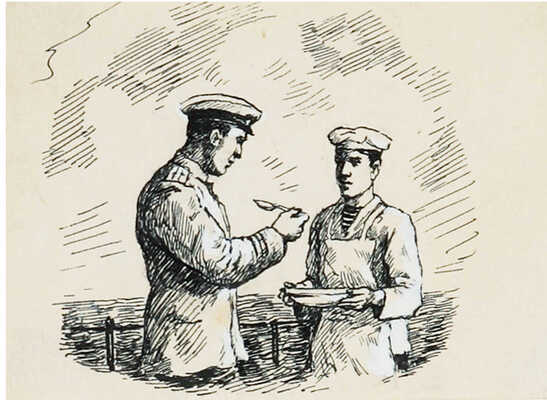 Устинов Евгений Алексеевич. Три иллюстрации к сборнику: Рассказ за рассказом (Избранные рассказы советских писателей. В 2 т. М.: Детгиз, 1954-1955)